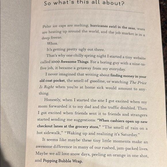 4/$20 The Book of Awesome by Neil Pasricha - Picture 4 of 4